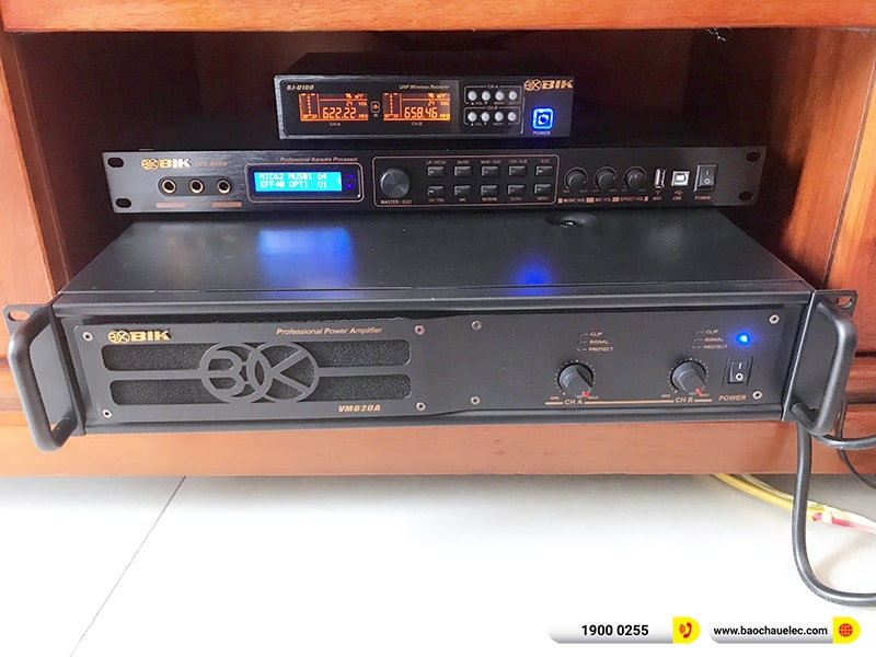 Lắp đặt dàn karaoke trị giá hơn 30 triệu cho anh Sơn tại Hà Nam (BMB CSD 880SE, VM620A, BPR-5600, BIK BJ-U100)