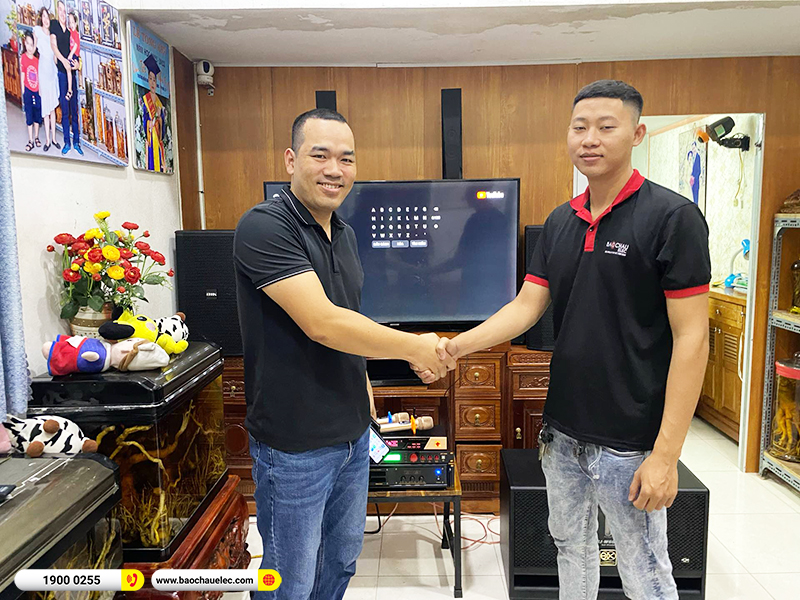 Lắp đặt dàn karaoke trị giá gần 50 triệu cho anh Thức tại Hà Nam (BIK BSP 412II, VM630A, BPR-5600, BJ-W66 Plus, BJ-U600) 
