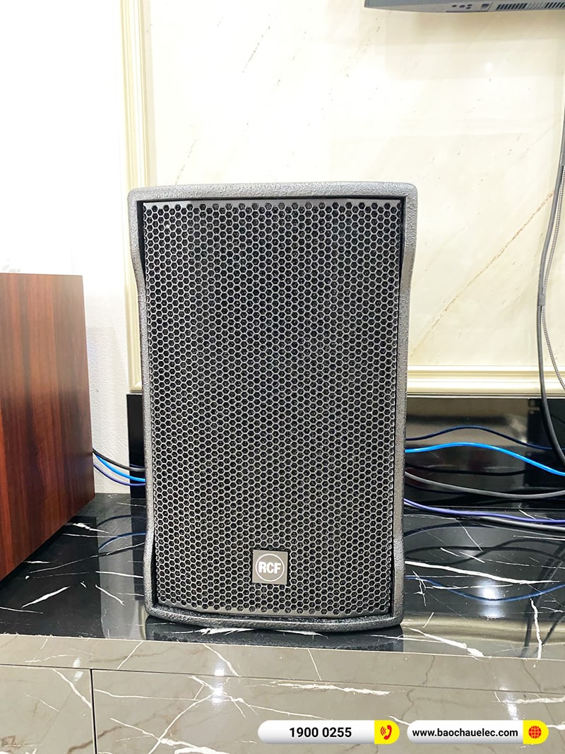 Lắp đặt dàn karaoke trị giá hơn 100 triệu cho anh Trường tại Hà Nam (RCF CMAX 4112, Crown Xli2500, KX180A, A120P, VM200, 4K Plus 4TB, Màn 22inch)
