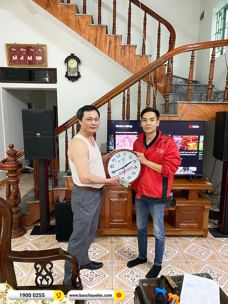 Lắp đặt dàn karaoke trị giá gần 70 triệu cho chú Lực tại Hà Nam (JBL KP4012 G2, VM820A, BPR-5600, SW815, BIK BJ-U500) 