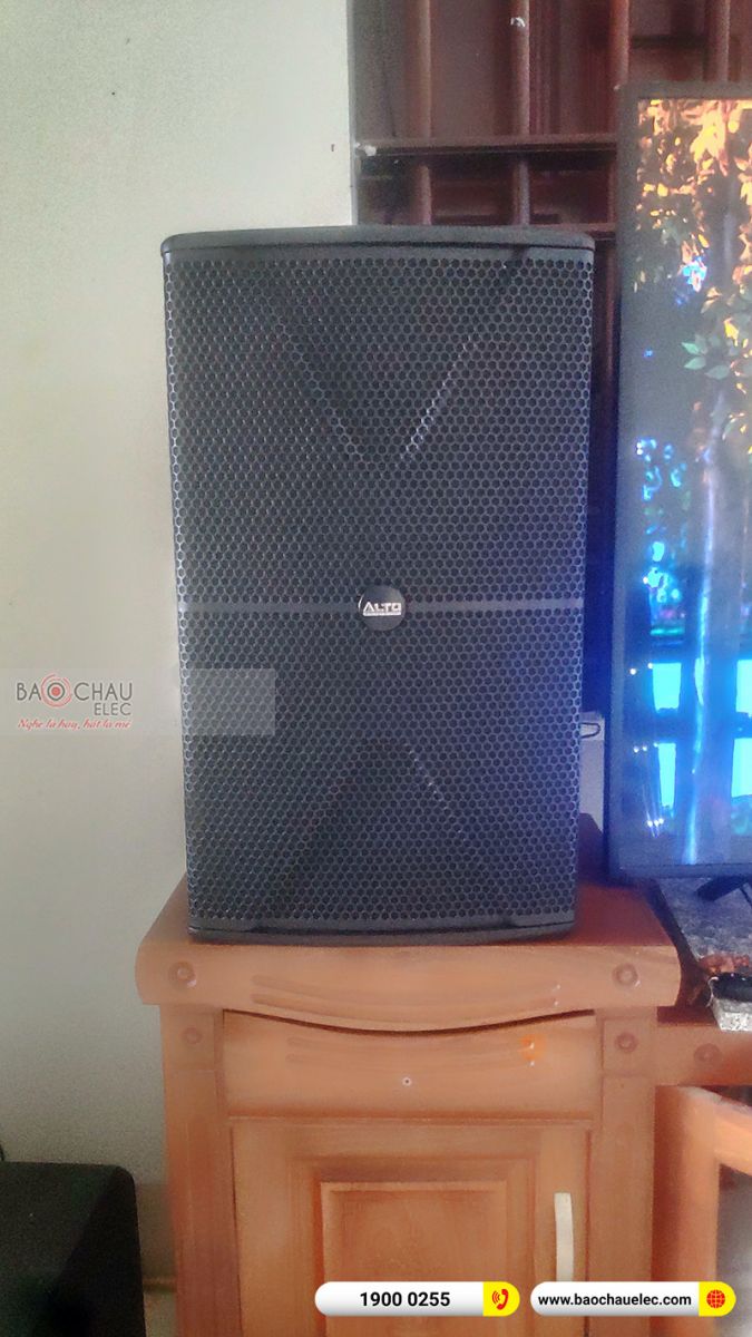 Lắp đặt dàn karaoke gia đình anh Tuấn