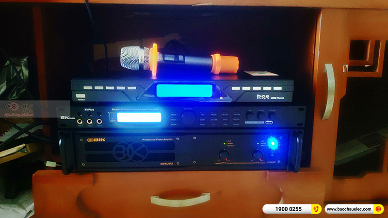 Lắp đặt dàn karaoke gia đình anh Tuấn
