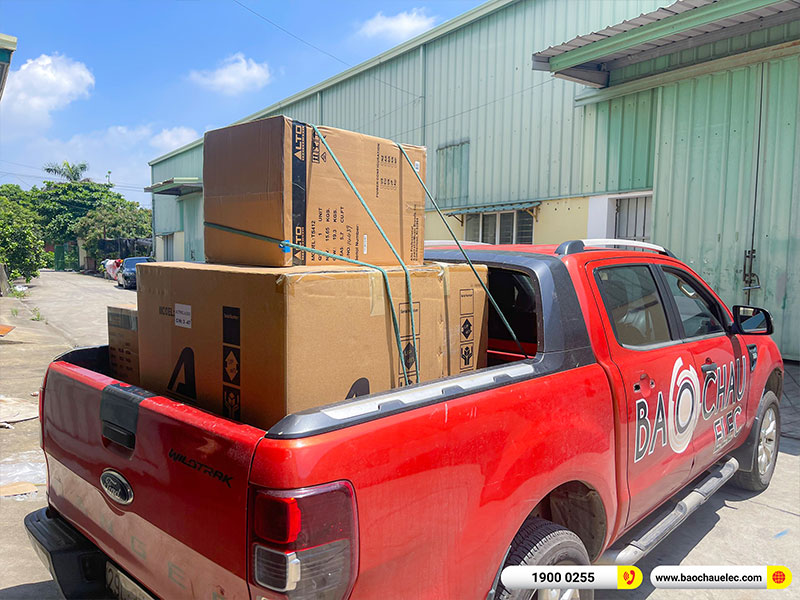 Lắp đặt dàn Line Array Actpro trị giá hơn 100 triệu cho anh Thùy tại Hà Nam (Loa Line Array Active Actpro A2 Suit, Alto TS412)