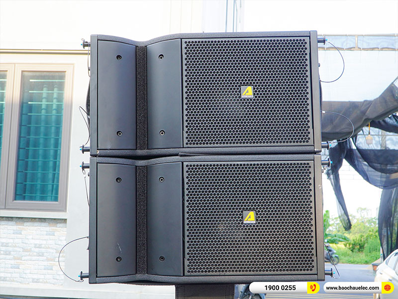Lắp đặt dàn Line Array Actpro trị giá hơn 100 triệu cho anh Thùy tại Hà Nam (Loa Line Array Active Actpro A2 Suit, Alto TS412)