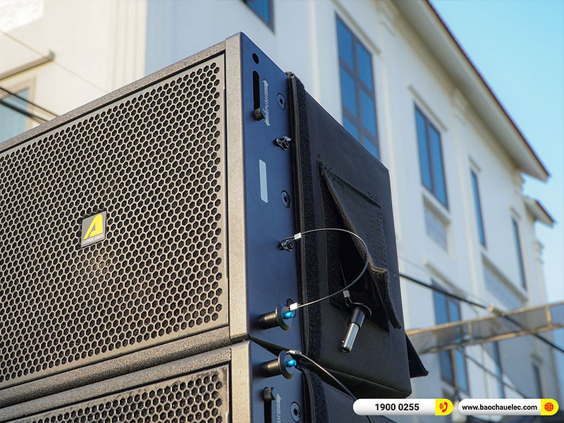 Lắp đặt dàn Line Array Actpro trị giá hơn 100 triệu cho anh Thùy tại Hà Nam (Loa Line Array Active Actpro A2 Suit, Alto TS412)
