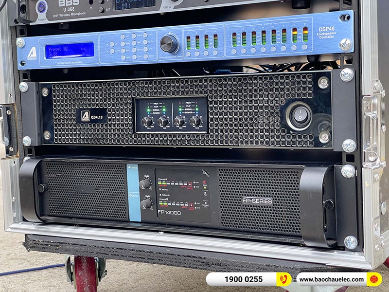 Lắp đặt dàn Line Array Actpro 167tr cho anh Thức tại Hải Dương (Actpro KR212, Actpro KR28, Acrpto QD4.13, Acrpto FP1400, DSP48,…)