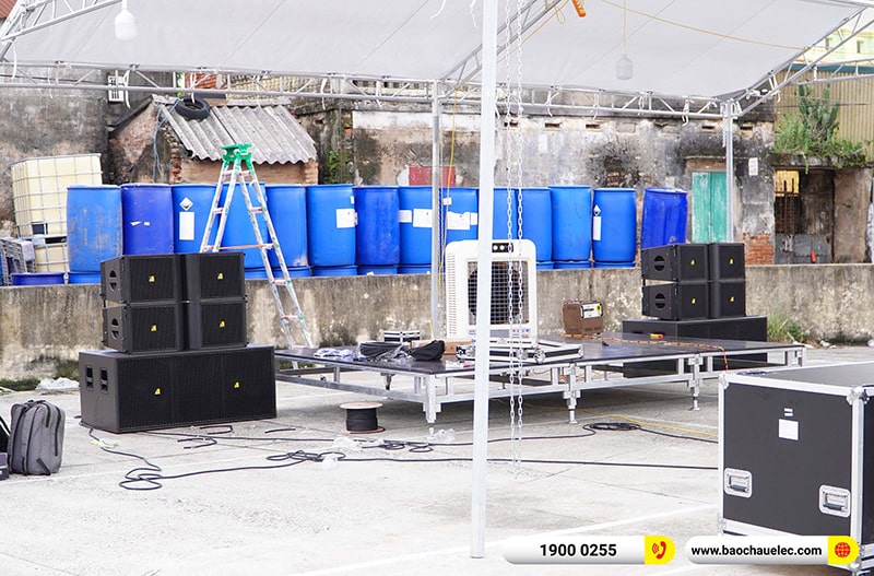 Lắp đặt dàn Line Array Actpro 167tr cho anh Thức tại Hải Dương (Actpro KR212, Actpro KR28, Acrpto QD4.13, Acrpto FP1400, DSP48,…)