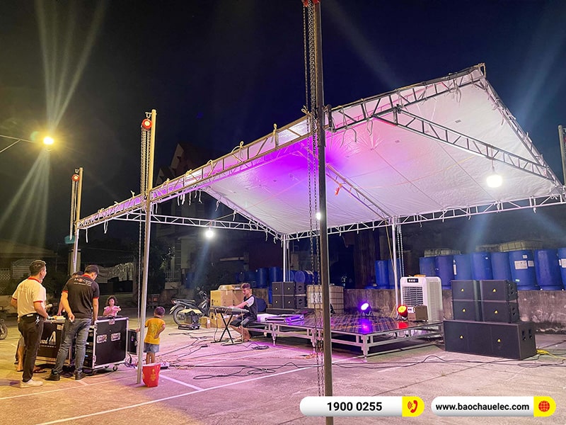 Lắp đặt dàn Line Array Actpro 167tr cho anh Thức tại Hải Dương (Actpro KR212, Actpro KR28, Acrpto QD4.13, Acrpto FP1400, DSP48,…)