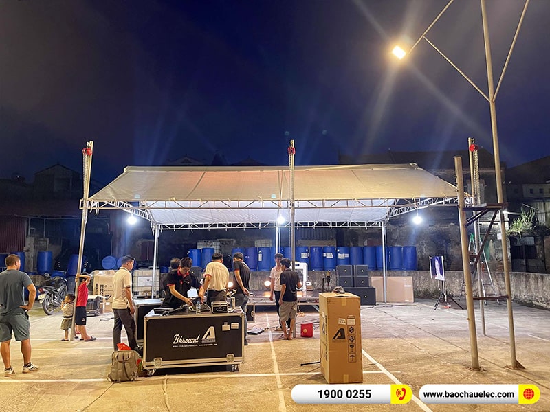Lắp đặt dàn Line Array Actpro 167tr cho anh Thức tại Hải Dương (Actpro KR212, Actpro KR28, Acrpto QD4.13, Acrpto FP1400, DSP48,…)
