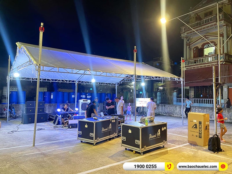 Lắp đặt dàn Line Array Actpro 167tr cho anh Thức tại Hải Dương (Actpro KR212, Actpro KR28, Acrpto QD4.13, Acrpto FP1400, DSP48,…)