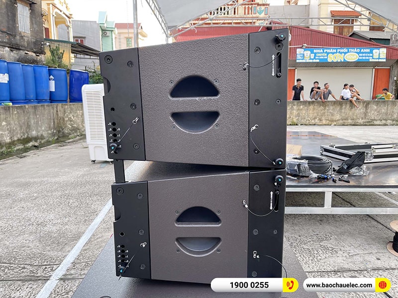Lắp đặt dàn Line Array Actpro 167tr cho anh Thức tại Hải Dương (Actpro KR212, Actpro KR28, Acrpto QD4.13, Acrpto FP1400, DSP48,…)