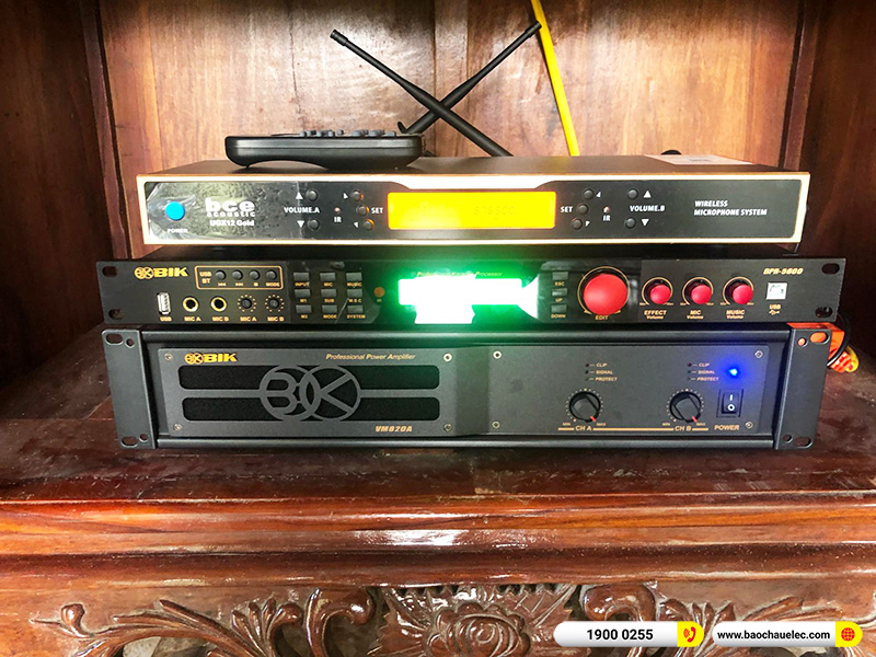Lắp đặt dàn karaoke trị giá 54tr cho anh Doan tại Hải Dương (BMB CSS 1212SE, VM820A, BPR-5600, SW612C, UGX12 Gold) 