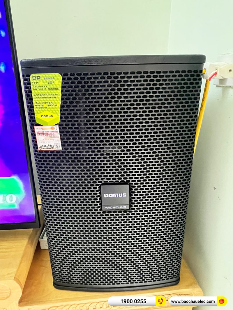 Lắp đặt dàn karaoke Domus 48tr cho anh Giao tại Hải Dương (Domus DP6120 Max, VM830A, BPR-5600, RXW 18C, BJ-U600) 