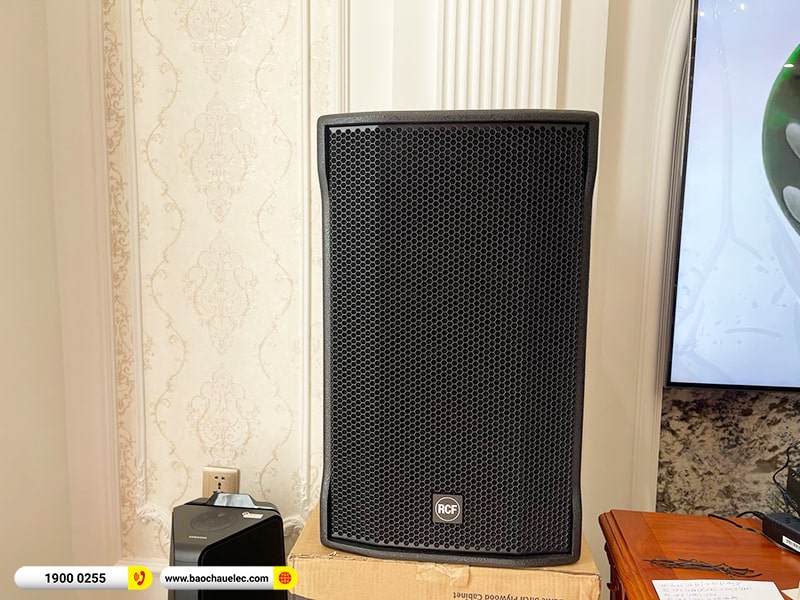 Lắp đặt dàn karaoke trị giá hơn 160 triệu cho anh Hải tại Hải Dương (RCF CMAX 4112, MC2 Audio E25, KX180A, TS315S, VM300, 4K Plus 4K, Màn 22inch)