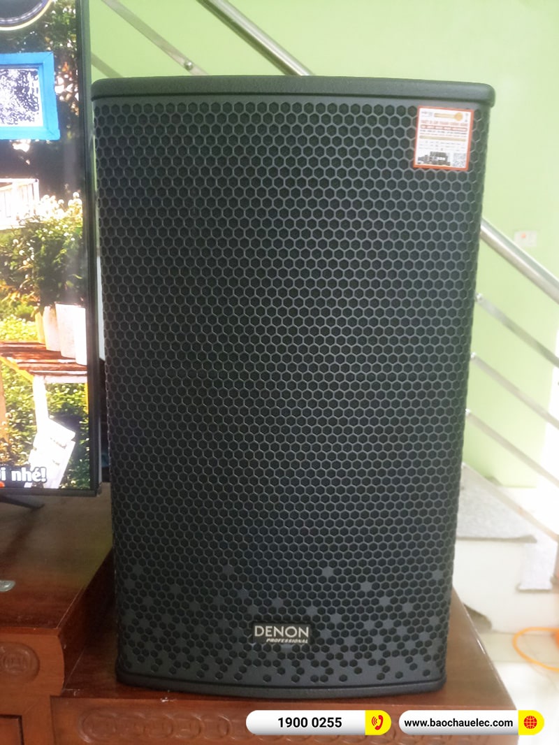 Lắp đặt dàn karaoke Denon hơn 34tr cho anh Quỳnh tại Bắc Ninh (Denon DP-R212, CA-J602, KP500, SW612C, U900 Plus X)