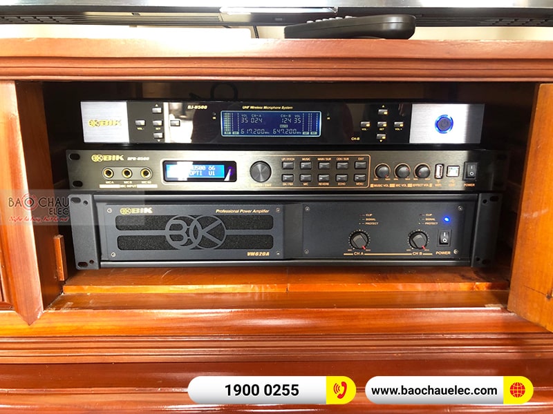 Dàn karaoke gia đình anh Tảo