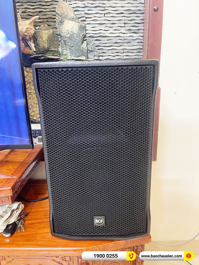 Lắp đặt dàn karaoke trị giá hơn 80tr cho anh Thời tại Hải Dương (RCF CMAX 4112, RCF IPS2700, X6 Luxury, BKSound SW815) 