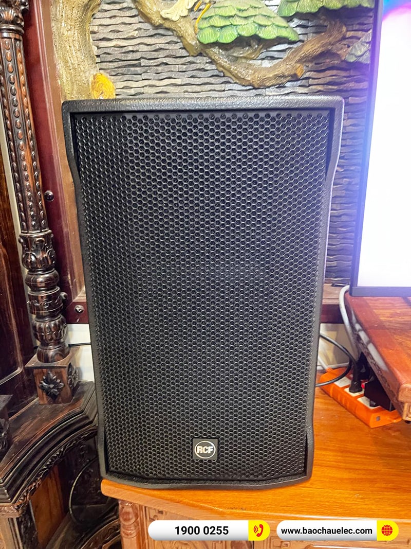 Lắp đặt dàn karaoke trị giá hơn 80tr cho anh Thời tại Hải Dương (RCF CMAX 4112, RCF IPS2700, X6 Luxury, BKSound SW815) 