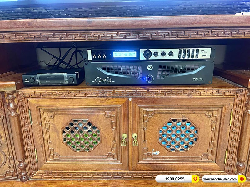 Lắp đặt dàn karaoke trị giá hơn 80tr cho anh Thời tại Hải Dương (RCF CMAX 4112, RCF IPS2700, X6 Luxury, BKSound SW815) 