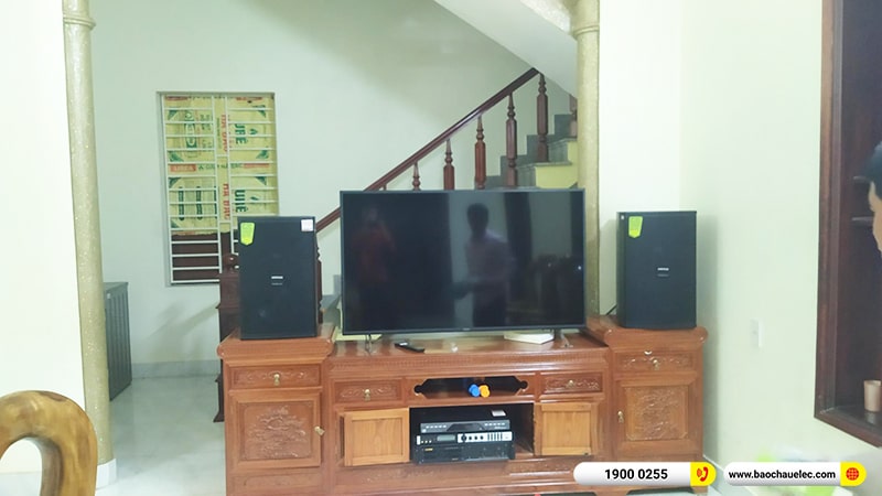 Lắp đặt dàn karaoke trị giá hơn 30 triệu cho anh Trinh tại Hải Dương (Domus DP6120 Max, VM620A, X6 Luxury, U900 Plus X, BIK Pro 8X) 