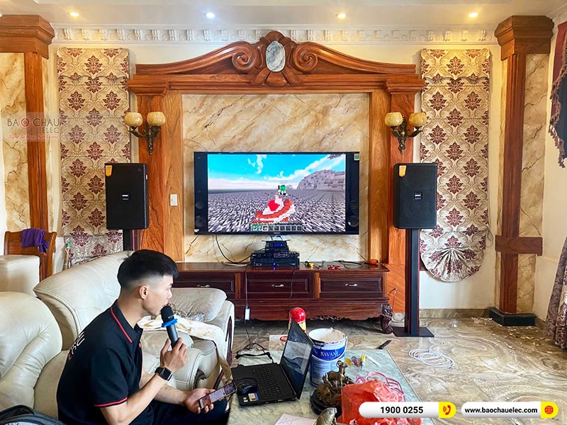 Lắp đặt dàn karaoke gia đình anh Tuấn