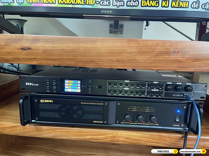 Lắp đặt dàn karaoke trị giá hơn 50 triệu cho anh Việt tại Hải Dương