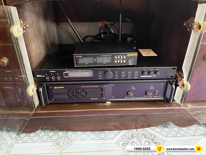 Lắp đặt dàn karaoke trị giá hơn 20 triệu cho anh Vượng tại Hải Dương (BIK BS-998X, VM620A, X5 Plus, BJ-U100) 