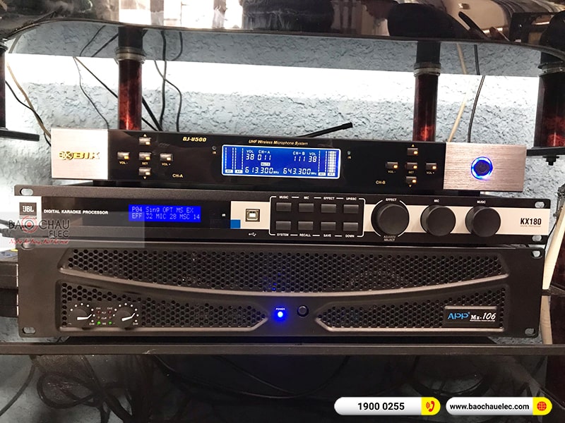 Dàn karaoke gia đình chị Minh 