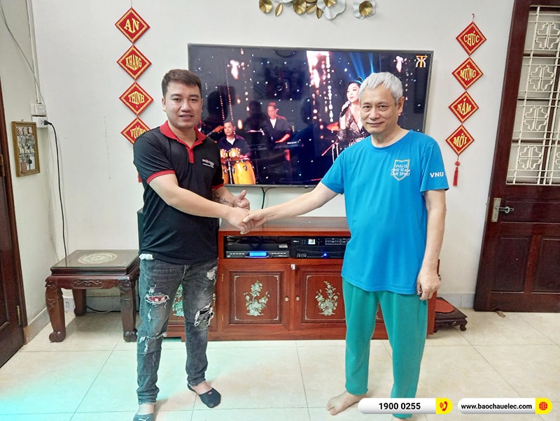 Dàn karaoke gia đình chú Đoàn