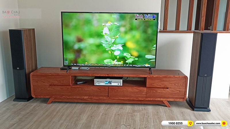 Lắp đặt dàn karaoke trị giá hơn 20 triệu cho chú Thành tại Hải Dương (Paramax D88 Limited, BKSound DKA 6500)
