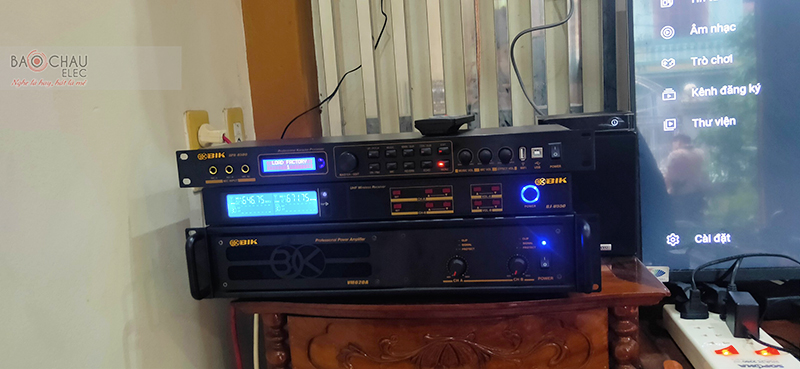 Dàn karaoke gia đình anh Mẫn h3
