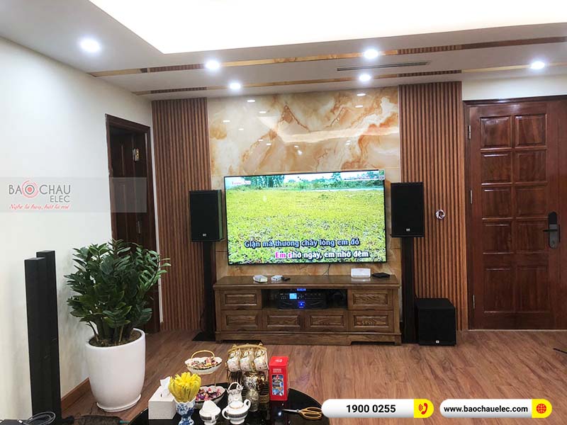 bộ dàn karaoke của gia đình anh Trọng