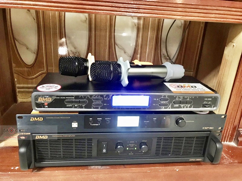 Dàn karaoke gia đình lắp cho nhà chị Loan