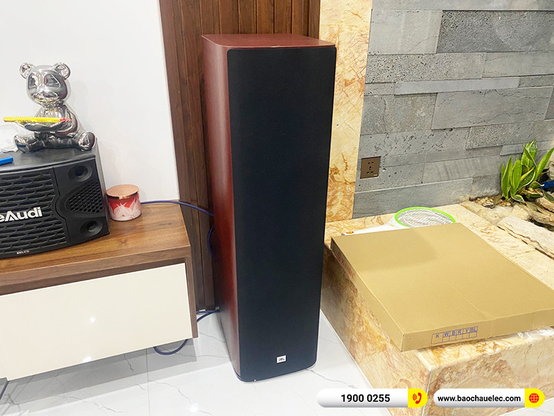 Lắp đặt dàn nghe nhạc trị giá khoảng 90 triệu cho anh Hoàng tại TPHCM (JBL Studio 698, Denon PMA 1700NE, X6 Luxury) 