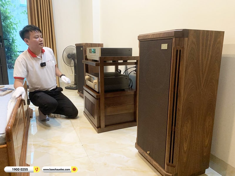 Lắp đặt d&agrave;n nghe nhạc hi-end cho anh Khi&ecirc;m tại Hải Dương (Tannoy Turnberry GR, Accuphase E380, Accuphase DP450)