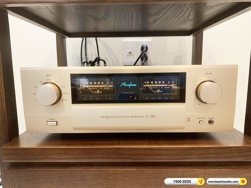 Lắp đặt d&agrave;n nghe nhạc hi-end cho anh Khi&ecirc;m tại Hải Dương (Tannoy Turnberry GR, Accuphase E380, Accuphase DP450)