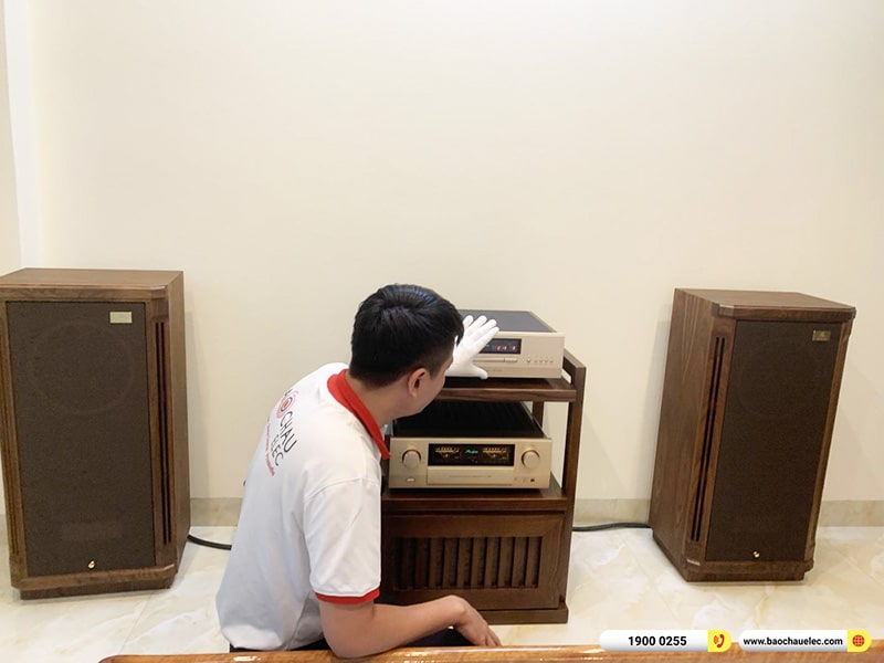 Lắp đặt d&agrave;n nghe nhạc hi-end cho anh Khi&ecirc;m tại Hải Dương (Tannoy Turnberry GR, Accuphase E380, Accuphase DP450)