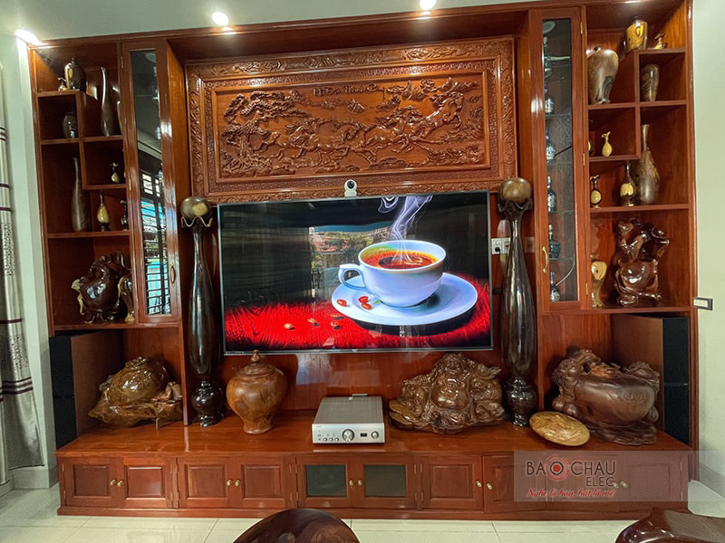 Lắp đặt dàn nghe nhạc cho anh Thuận tại Hải Dương (Jamo D590, Denon 800H, Klipsch 502, Denon 1600NE)
