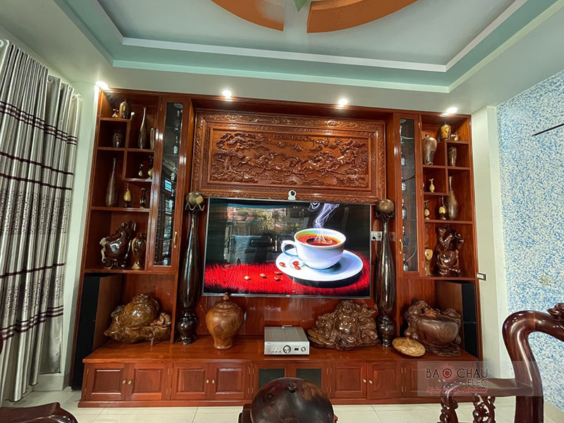 Lắp đặt d&agrave;n nghe nhạc cho anh Thuận tại Hải Dương