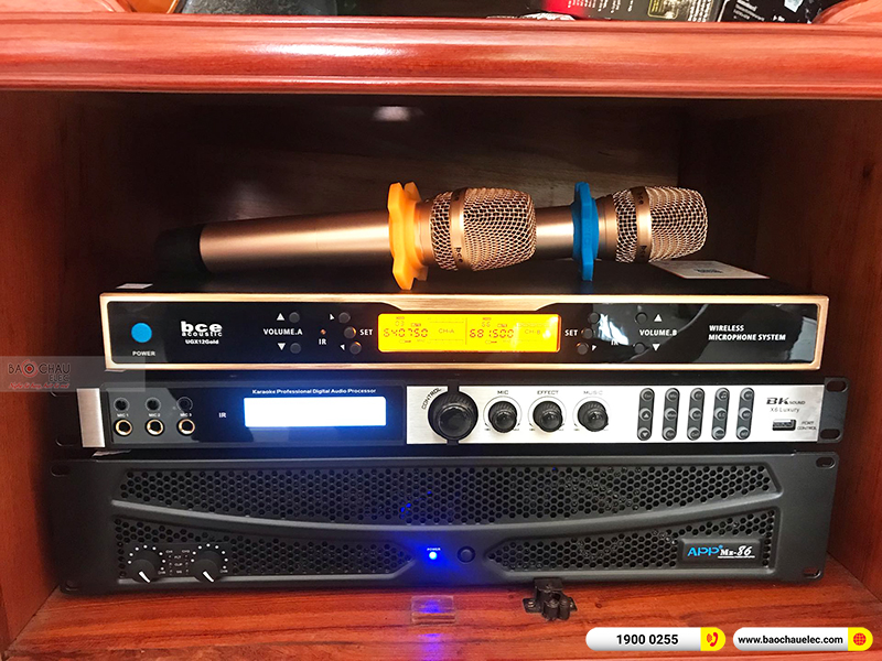 Lắp đặt dàn karaoke trị giá hơn 30 triệu cho anh Dũng tại Hải Phòng