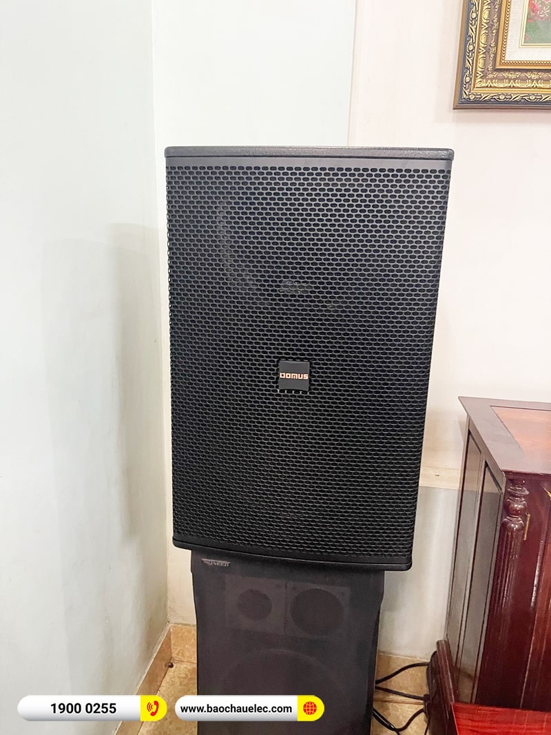 Lắp đặt dàn karaoke trị giá khoảng 50 triệu cho anh Hiếu tại Hải Phòng (Domus DP6150, BPA-8200, X6 Luxury, SW815, UGX12 Gold) 
