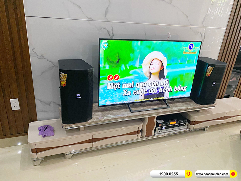 Lắp đặt dàn karaoke trị giá khoảng 30 triệu cho anh Hướng tại Hải Phòng (JBL XS10, BKSound DP3600 New, BBS W500)