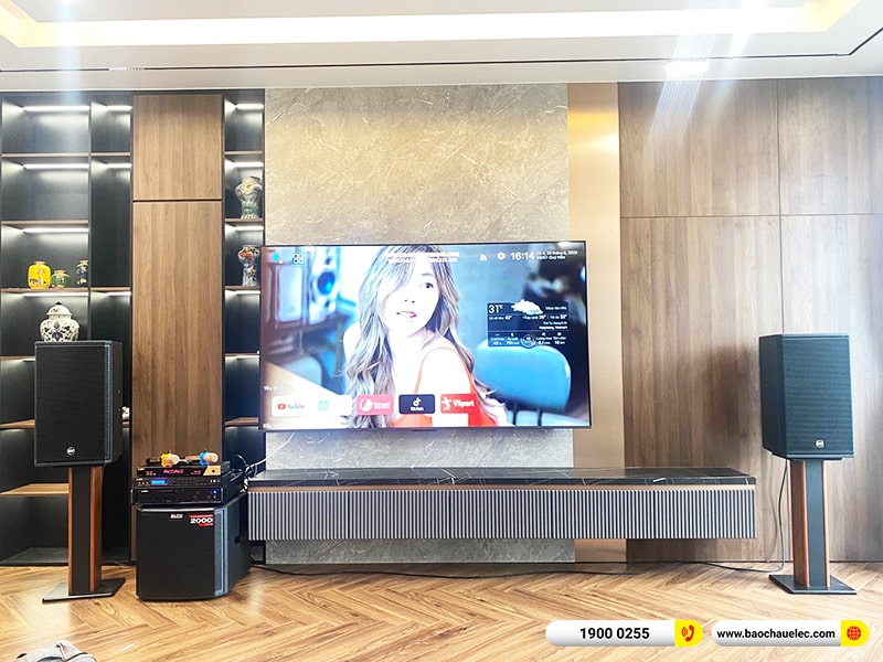 Lắp đặt dàn karaoke RCF hơn 60tr cho anh Ngọc tại Hải Phòng (RCF X-MAX 12, VM820A, BPR-8500, TS312S, BJ-U600) 