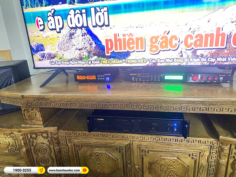 Lắp đặt dàn karaoke BIK 22tr cho anh Phong tại Hải Phòng (BIK BQ-S63, VM420A, BPR-5600, BJ-U100)