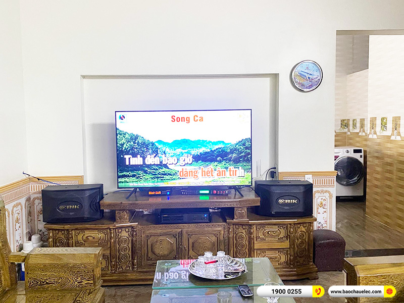 Lắp đặt dàn karaoke BIK 22tr cho anh Phong tại Hải Phòng (BIK BQ-S63, VM420A, BPR-5600, BJ-U100)