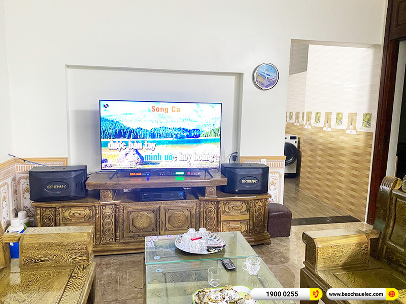 Lắp đặt dàn karaoke BIK 22tr cho anh Phong tại Hải Phòng (BIK BQ-S63, VM420A, BPR-5600, BJ-U100)