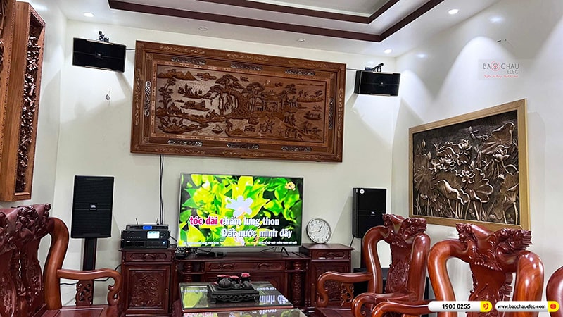 Lắp đặt dàn karaoke trị giá khoảng 120 triệu cho anh Quyền tại Hải Phòng (JBL KP4012 G2, JBL Pasion 10, VM840A, K9900II, JBL Eon 718S, BMB WB-5000) 