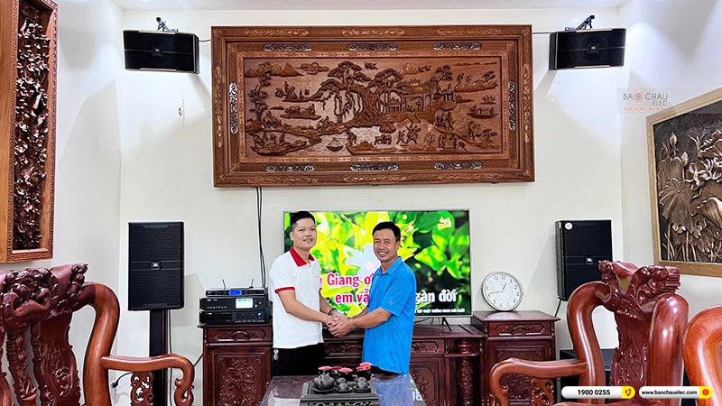 Lắp đặt dàn karaoke trị giá khoảng 120 triệu cho anh Quyền tại Hải Phòng (JBL KP4012 G2, JBL Pasion 10, VM840A, K9900II, JBL Eon 718S, BMB WB-5000) 