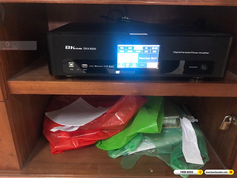 Lắp đặt dàn karaoke trị giá khoảng 30 triệu cho anh Tâm tại Hải Phòng (JBL KI510, BKSound DKA 8500, Paramax Sub1000 New)