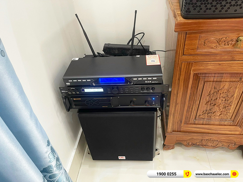 Lắp đặt dàn karaoke trị giá hơn 30 triệu cho anh Thắng tại Hải Phòng (Denon DP-R212, BIK VM620A, X5 Plus, SW512B, U900 Plus X) 